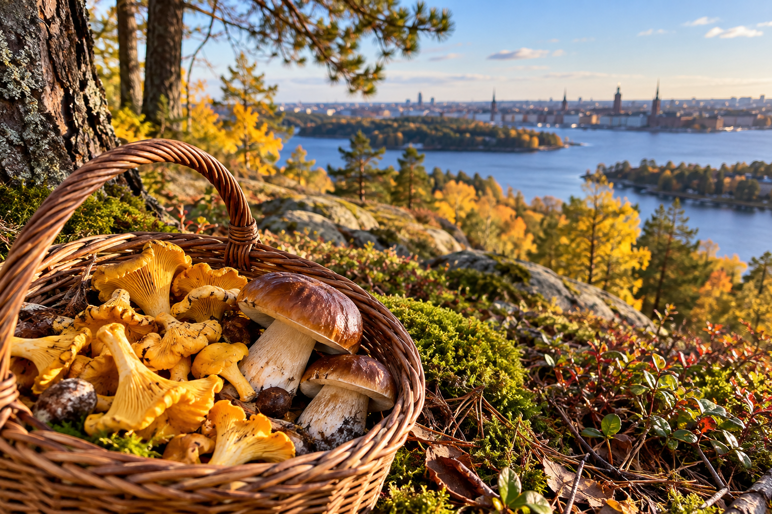 Svampplockning i Stockholm – här kan du leta och det här gäller