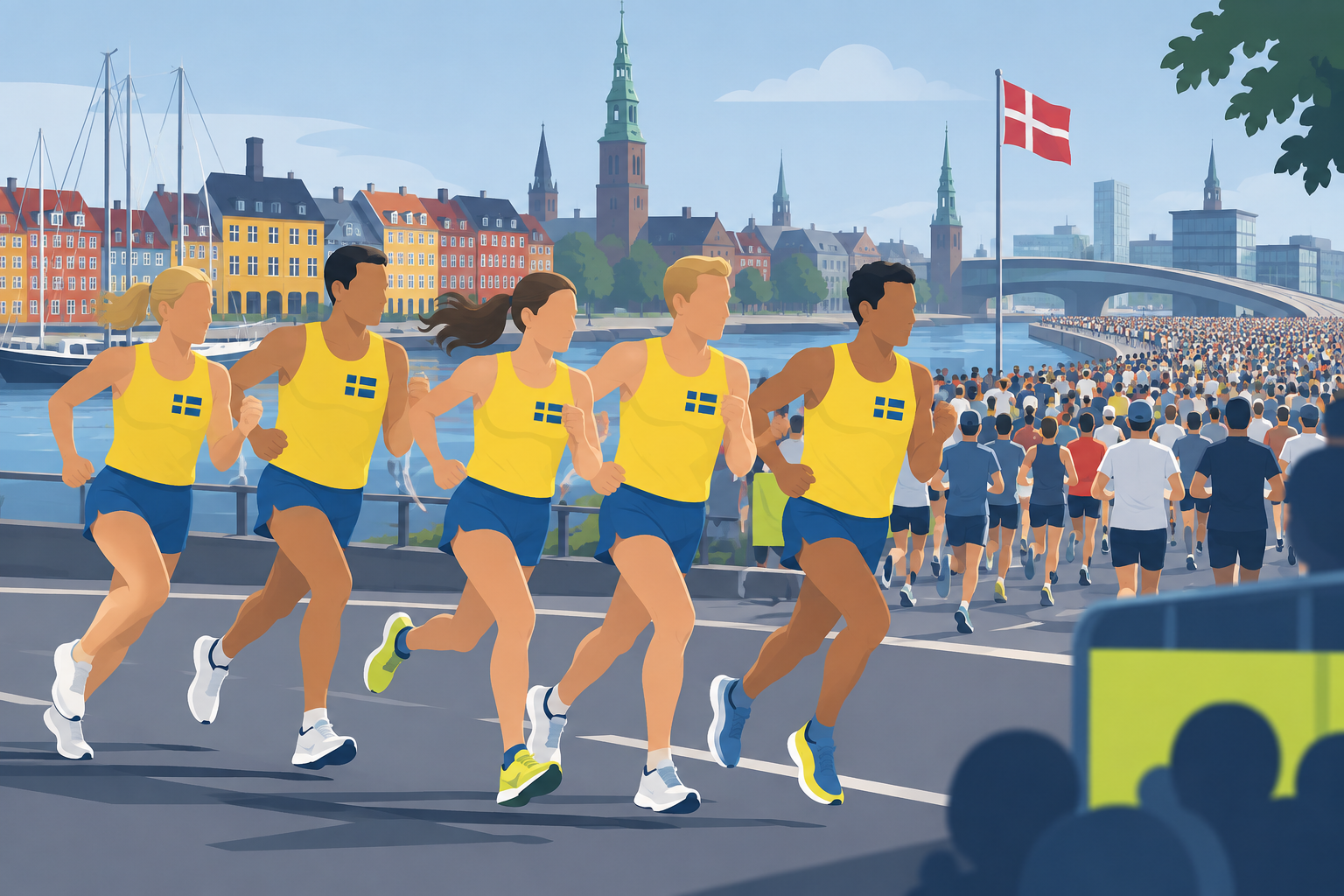 Fem svenska löpare till väg-VM – hoppas på 65 000 deltagare