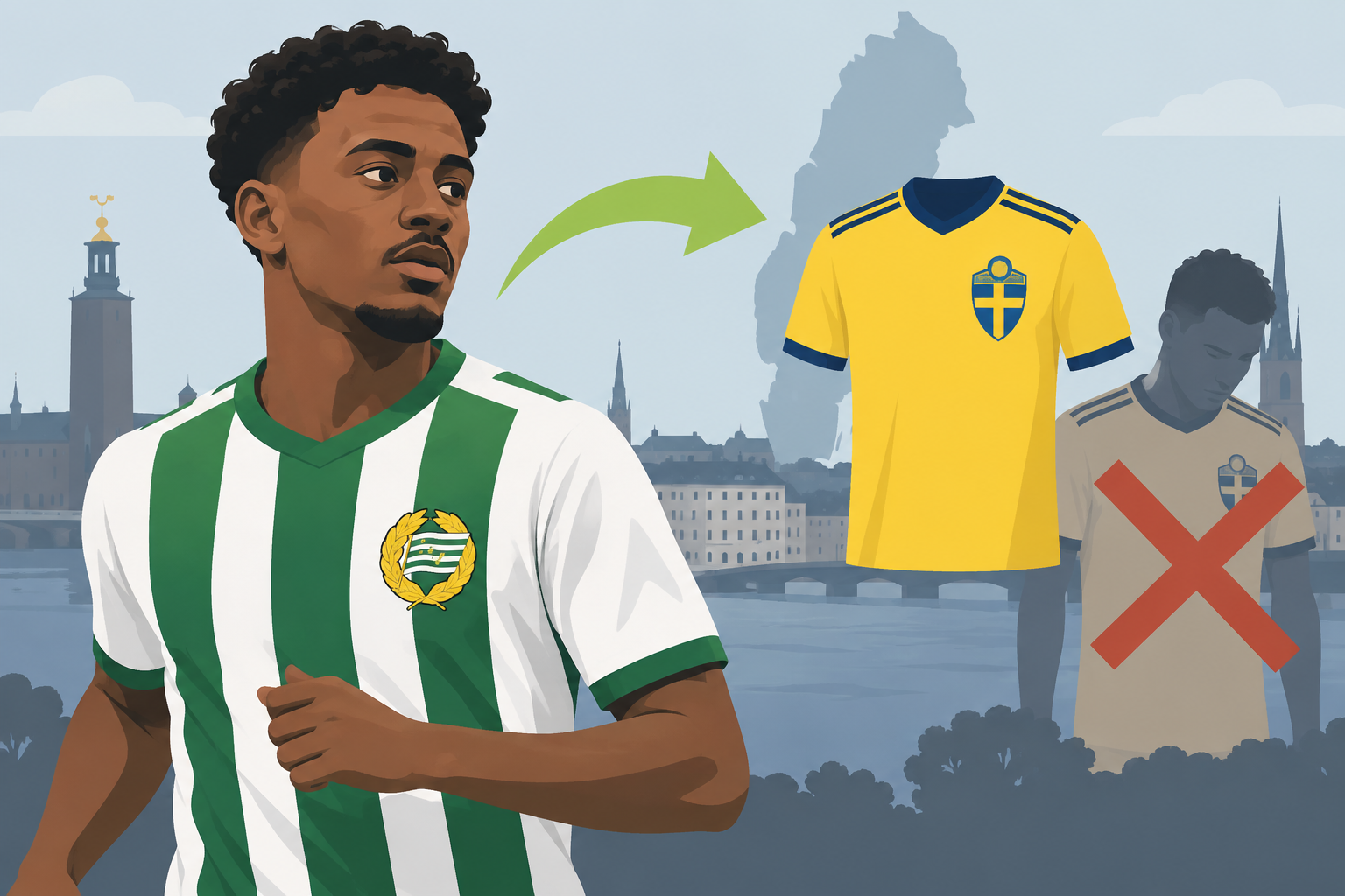 Hammarbys Paulos Abraham kallas in till herrlandslaget