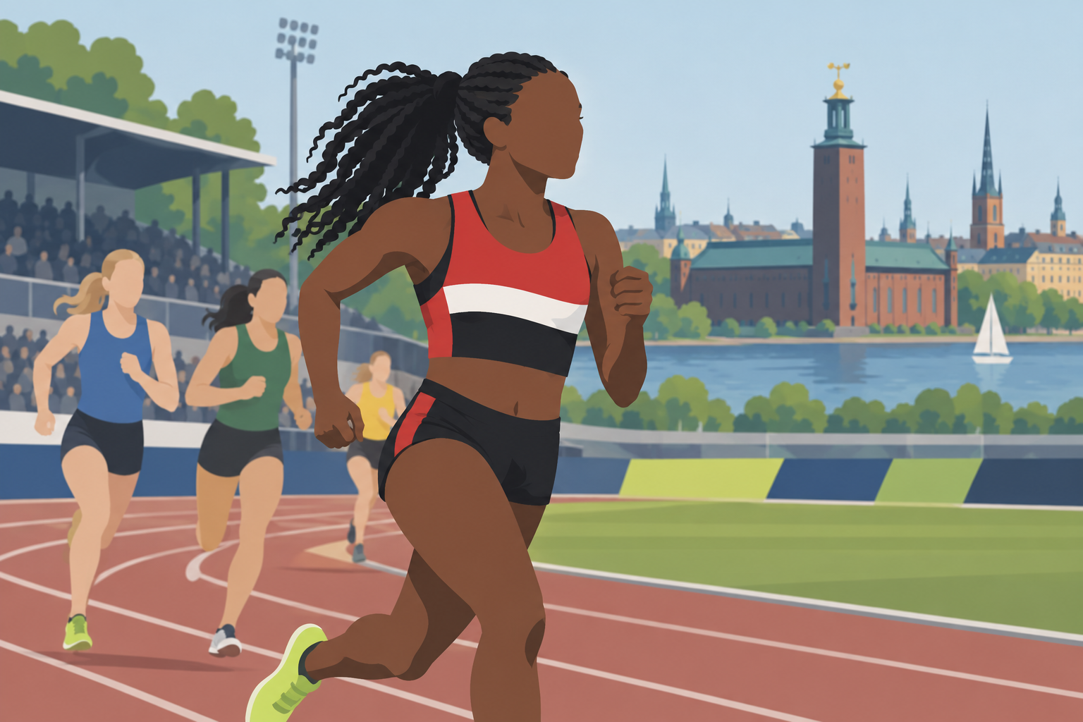 Hässelbys Vanessa Kamga bland ledarna i Castorama