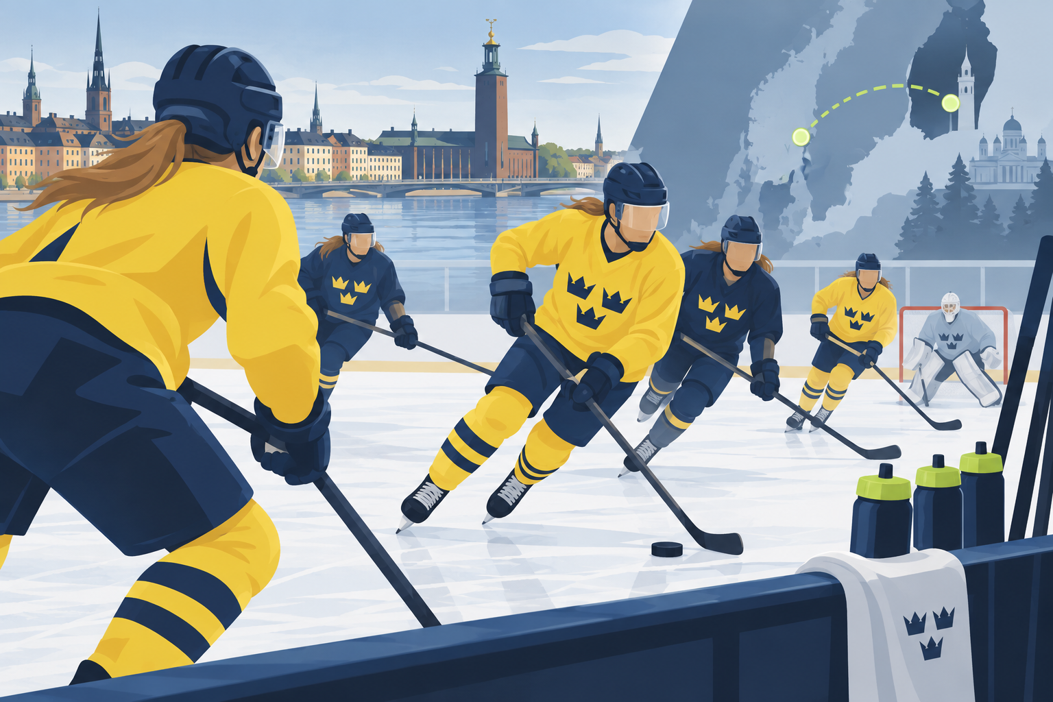 Nya spelare får chansen i damernas sista test före VM-uttagningen