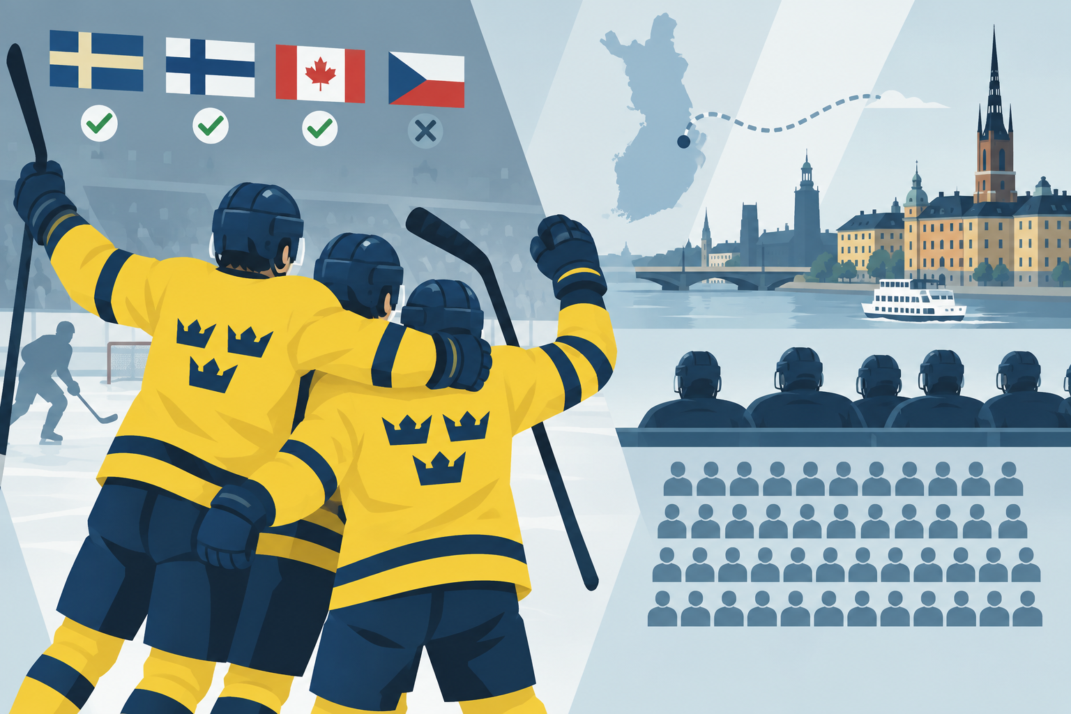 Tre segrar för Juniorkronorna – 49 spelare har fått visa upp sig