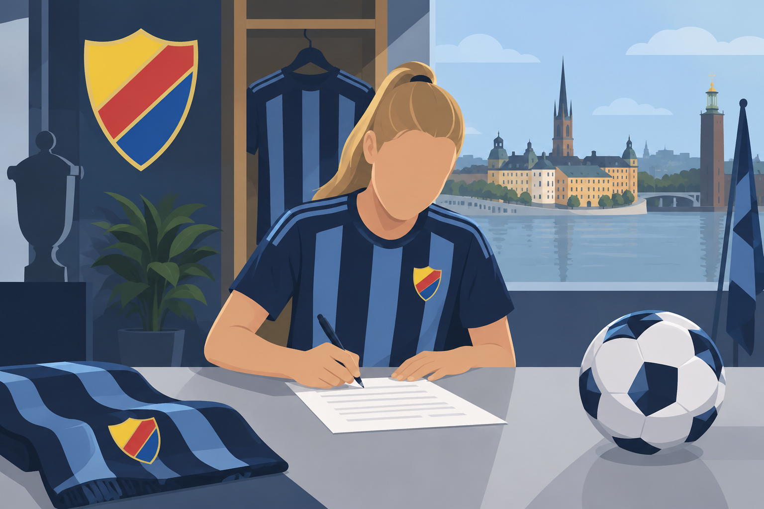 Djurgården ger Matilda Warne treårigt lärlingsavtal