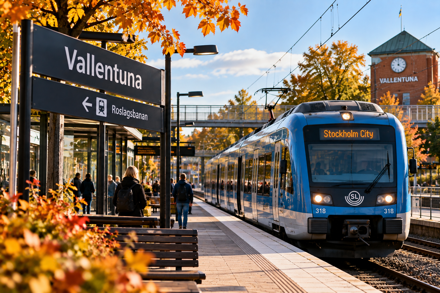 Samråd om Roslagsbanan till city pågår i Vallentuna