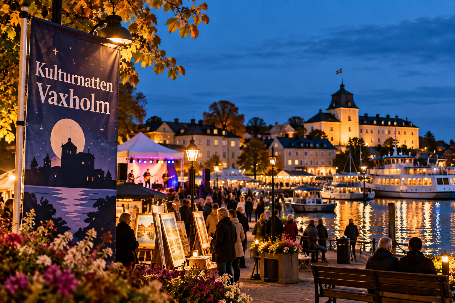 Kulturnatten återvänder till Vaxholm den 9 oktober