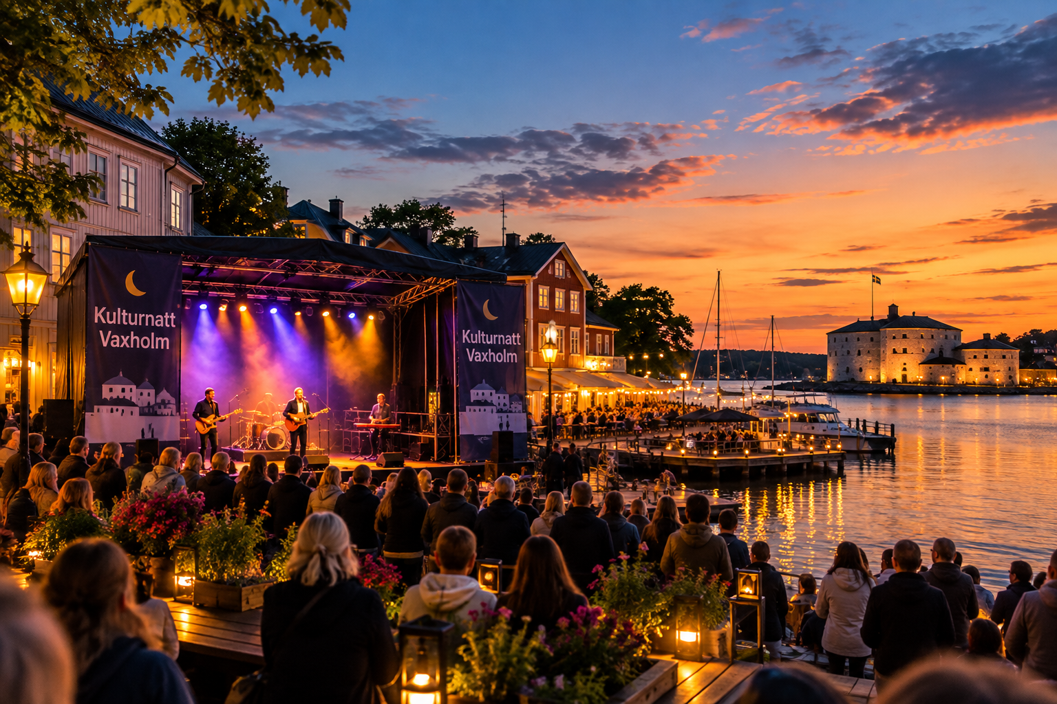 Kulturnatt med musik, konst och teater i Vaxholm