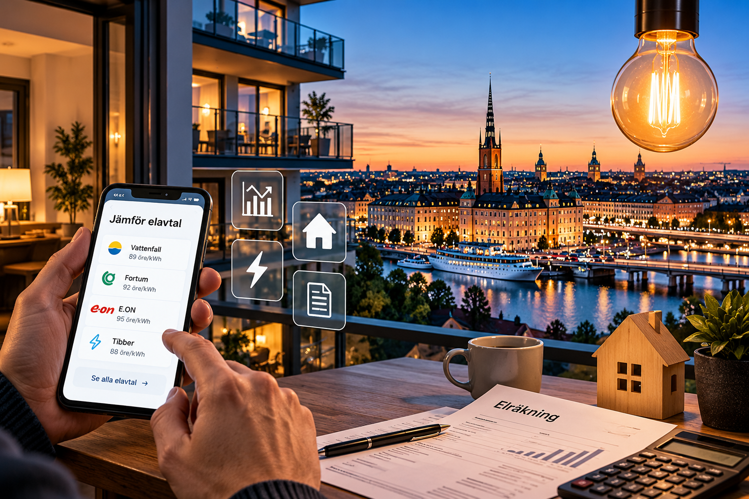 Hur väljer man elhandelsföretag i Stockholm? Så jämför du elavtal