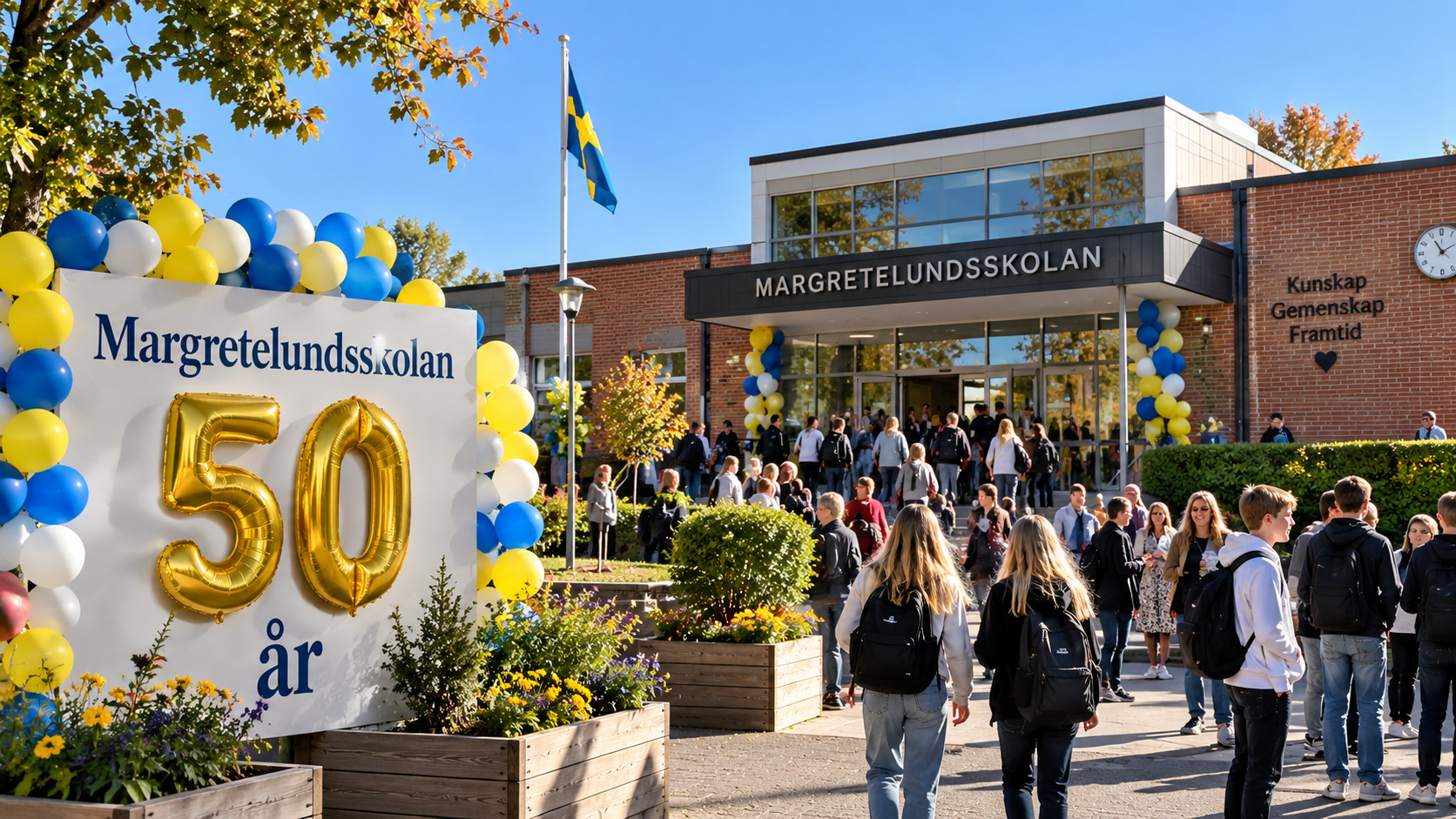 Margretelundsskolan i Österåker firade 50 år – en dag fylld av gemenskap